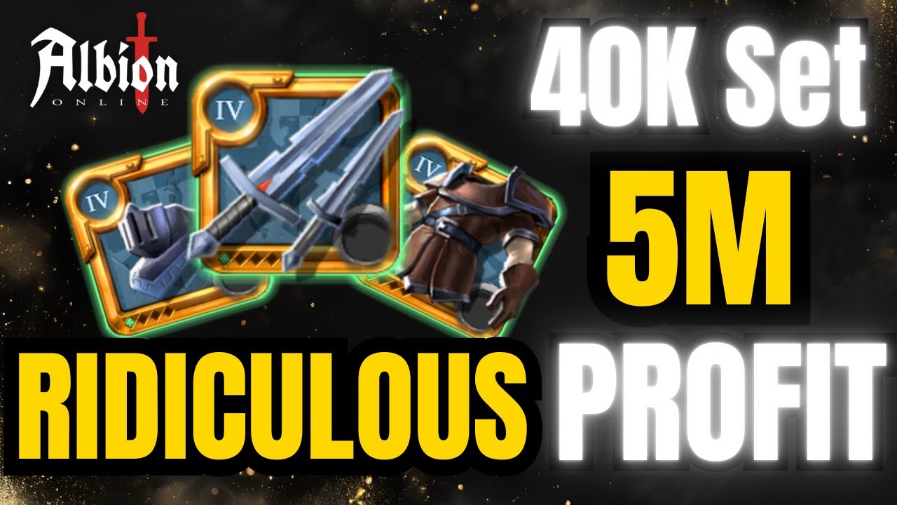 ⚔️🤑 Crazy Profit w/ Braindead Dual Swords?!🤑 | GIVEAWAY! | BUDGET SET CHALLENGE Ep.4  Albion Online