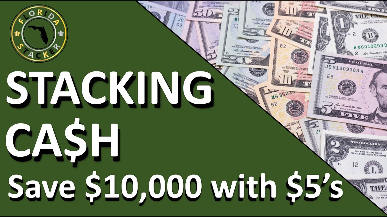 Save $10,000 dollars starting with $5 dollar bills
