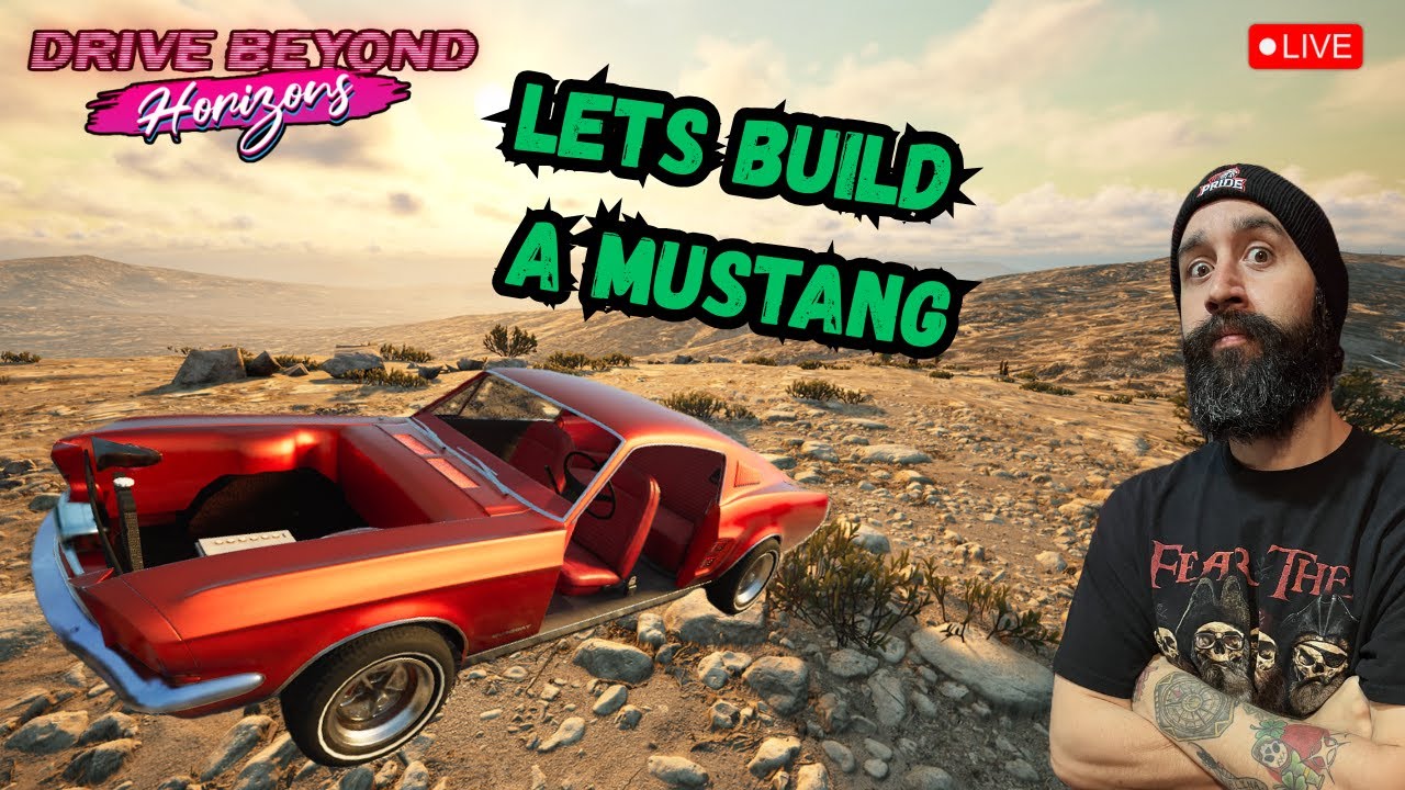 🔴Mustang Build Challenge! Drive Beyond Horizons Gameplay