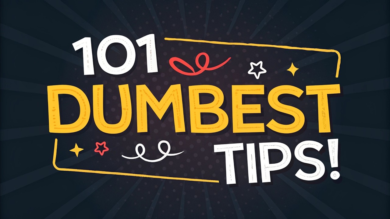 101 Dumbest Tips and Advice You've Ever Heard | Debunked!