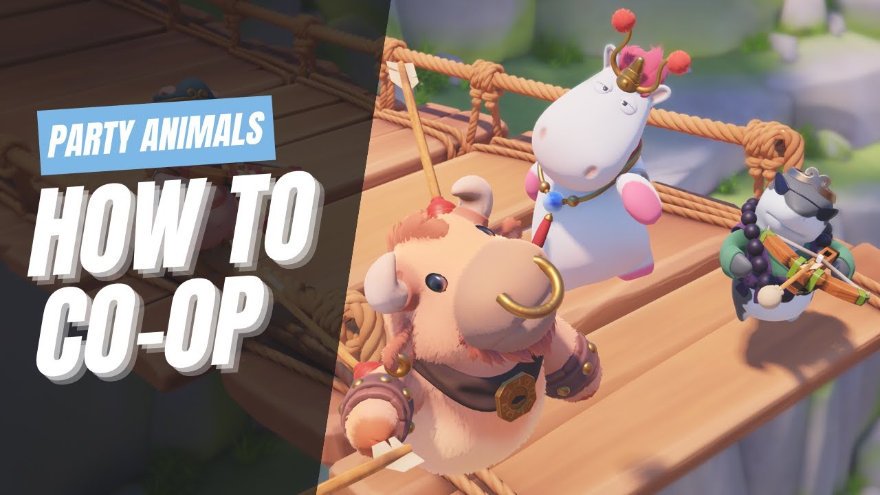 Как играть в локальный кооператив в Party Animals