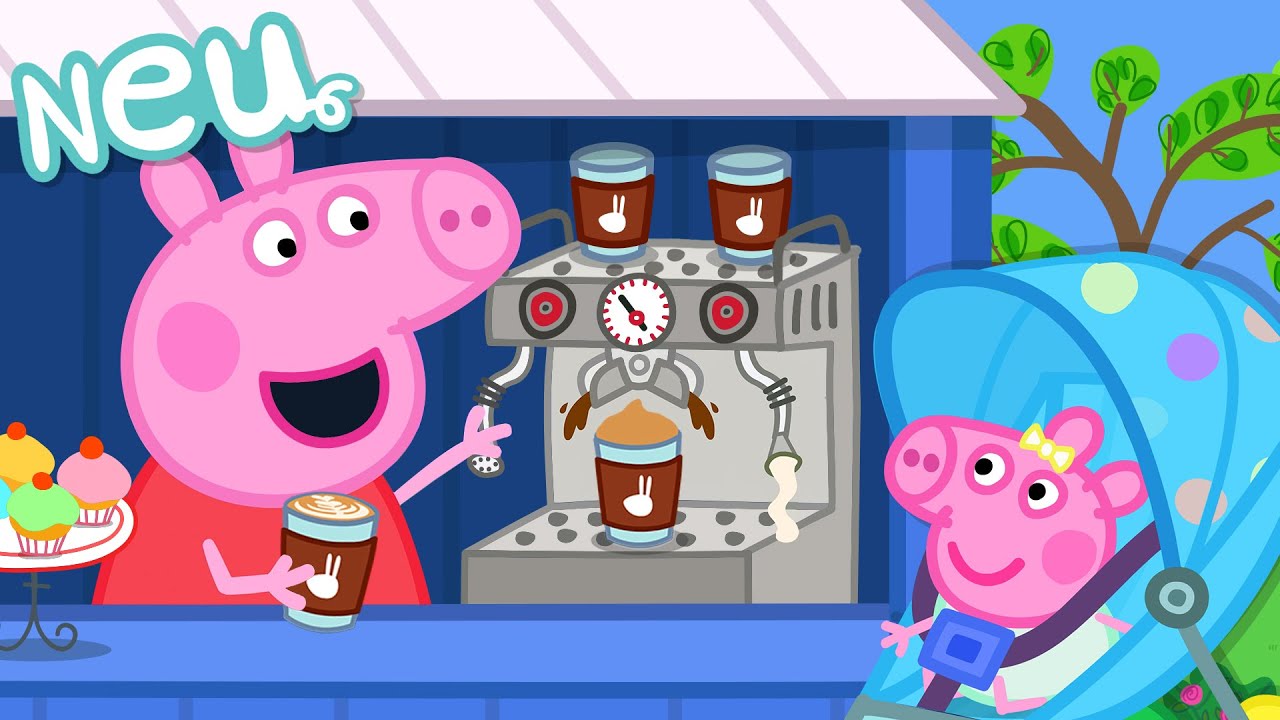 Peppa-Wutz-Geschichten 👶 Der Baby-Spaziergang  ☕️ Videos für Kinder