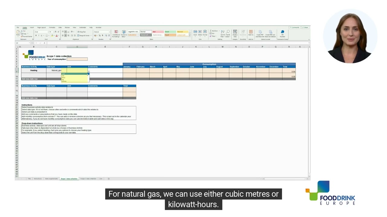 Step 1(c): measuring emissions