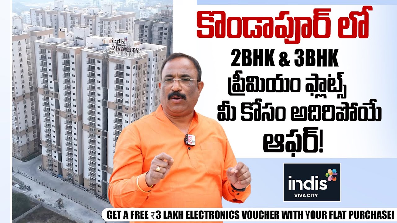 Indis Viva City: Your Perfect Home in Kondapur - 2BHK & 3BHK Flats#PerfectHome #LuxuryFlats