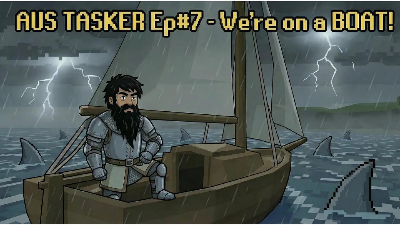 AUS TASKER - Task locked Iron Man EP#7 - We're on a BOAT!