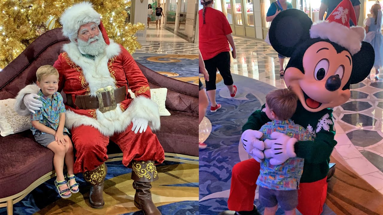Disney Very Merrytime Wish Cruise! | Meeting Santa, Holiday Character Dance Party & Pirate Night!