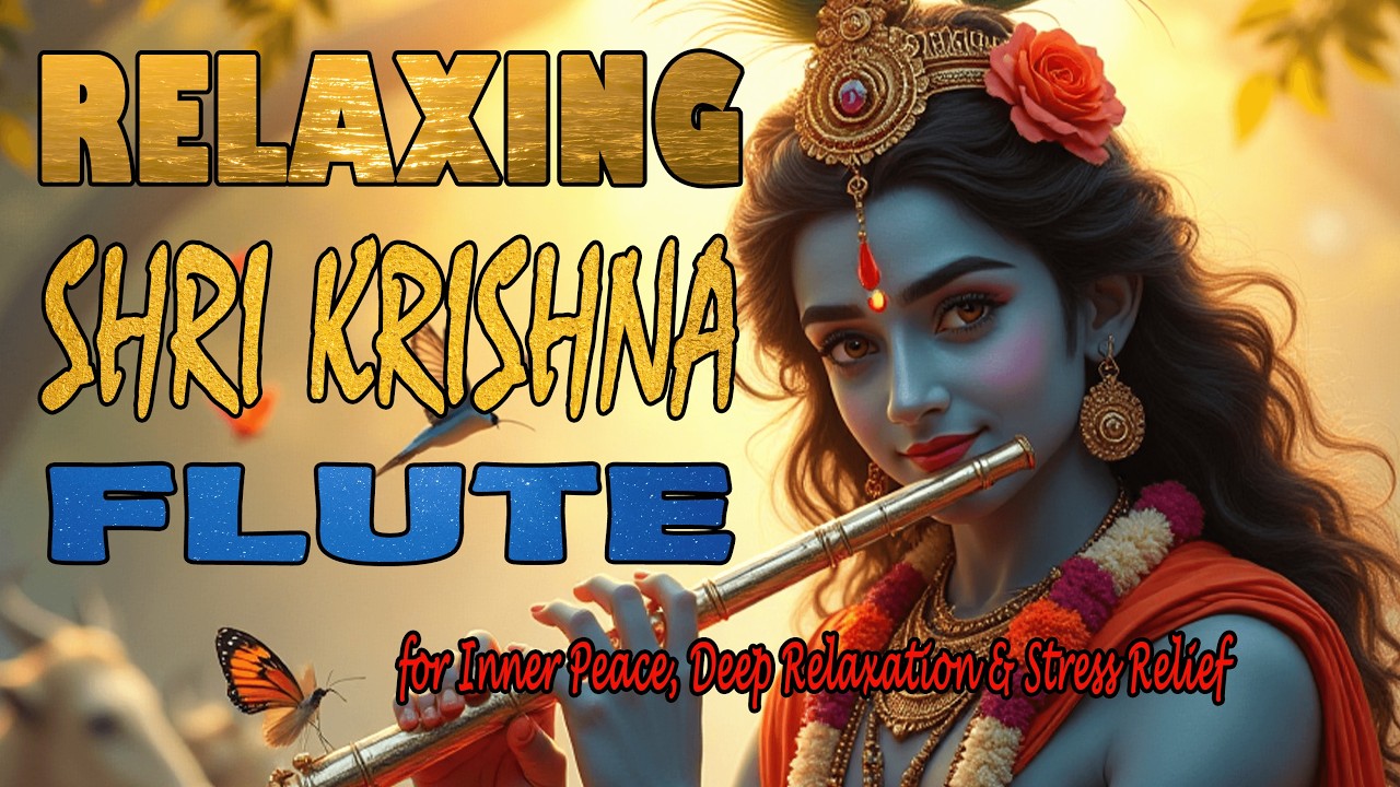 Krishna Flute Morning Raga | Relaxing Indian Meditation for Calm & Positivity