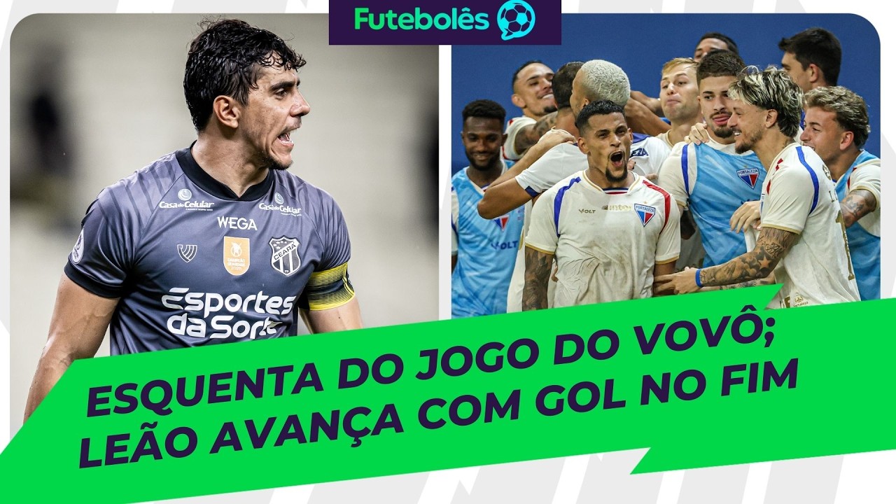 ESQUENTA DO JOGO DO VOV&Ocirc; | LE&Atilde;O AVAN&Ccedil;A COM GOL NO FIM | FUTEBOL&Ecirc;S 12/03/26