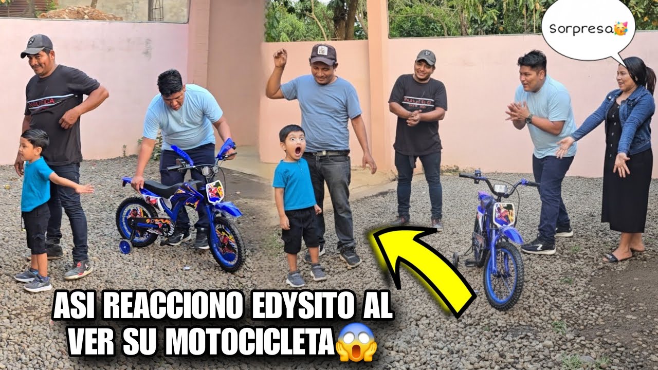 EDY y DAYSI Le Entregaron La Motocicleta Nueva a EDYSITO🥳Miren Como Fue Su Reaccion Al Ver😱