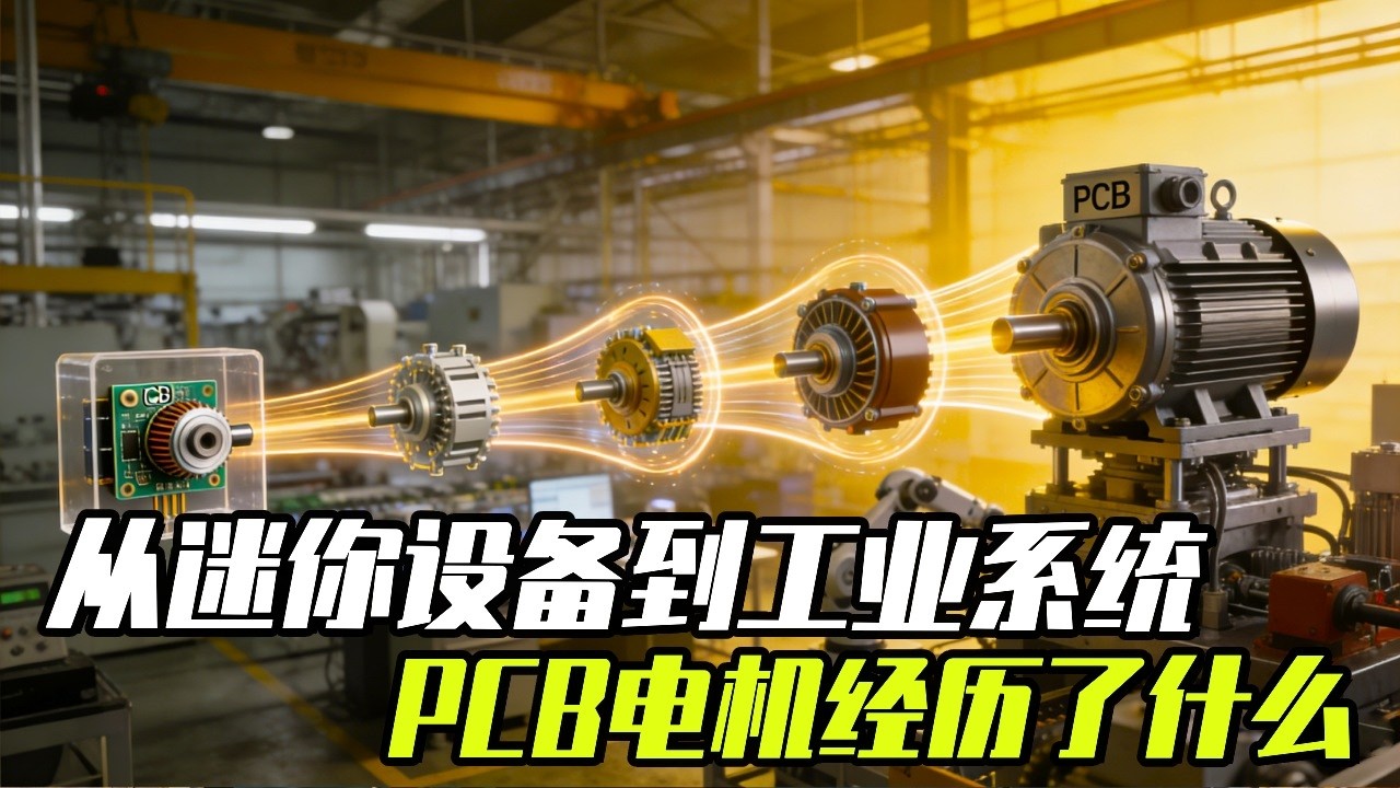 从迷你设备到工业系统，PCB电机跨过了哪些坎？【科学火箭叔】 #知识前沿派对 #电机 #发明