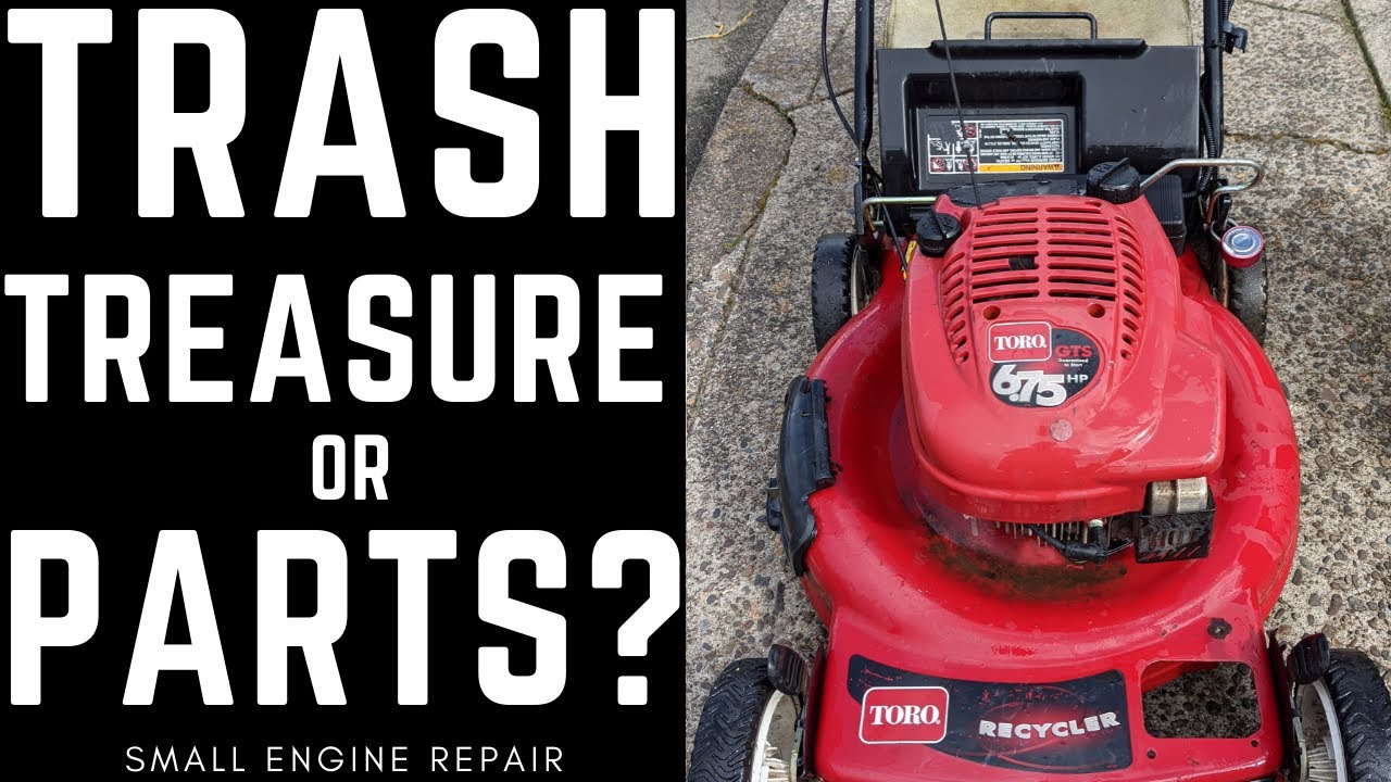Trash, Treasure, or Parts? Toro Recycler with a Tecumseh has No Spark