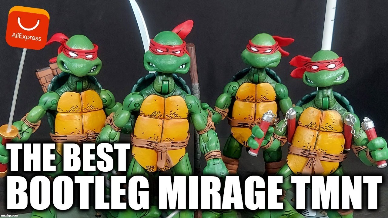 AliExpress Bootleg NECA Mirage Teenage Mutant Ninja Turtles СЛИШКОМ ХОРОША ДЛЯ ПОДДЕЛОК!!