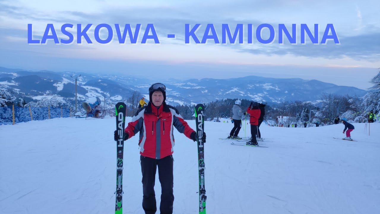 Narty. LASKOWA SKI. Jazda na nartach i desce w dzień i przy oświetleniu.