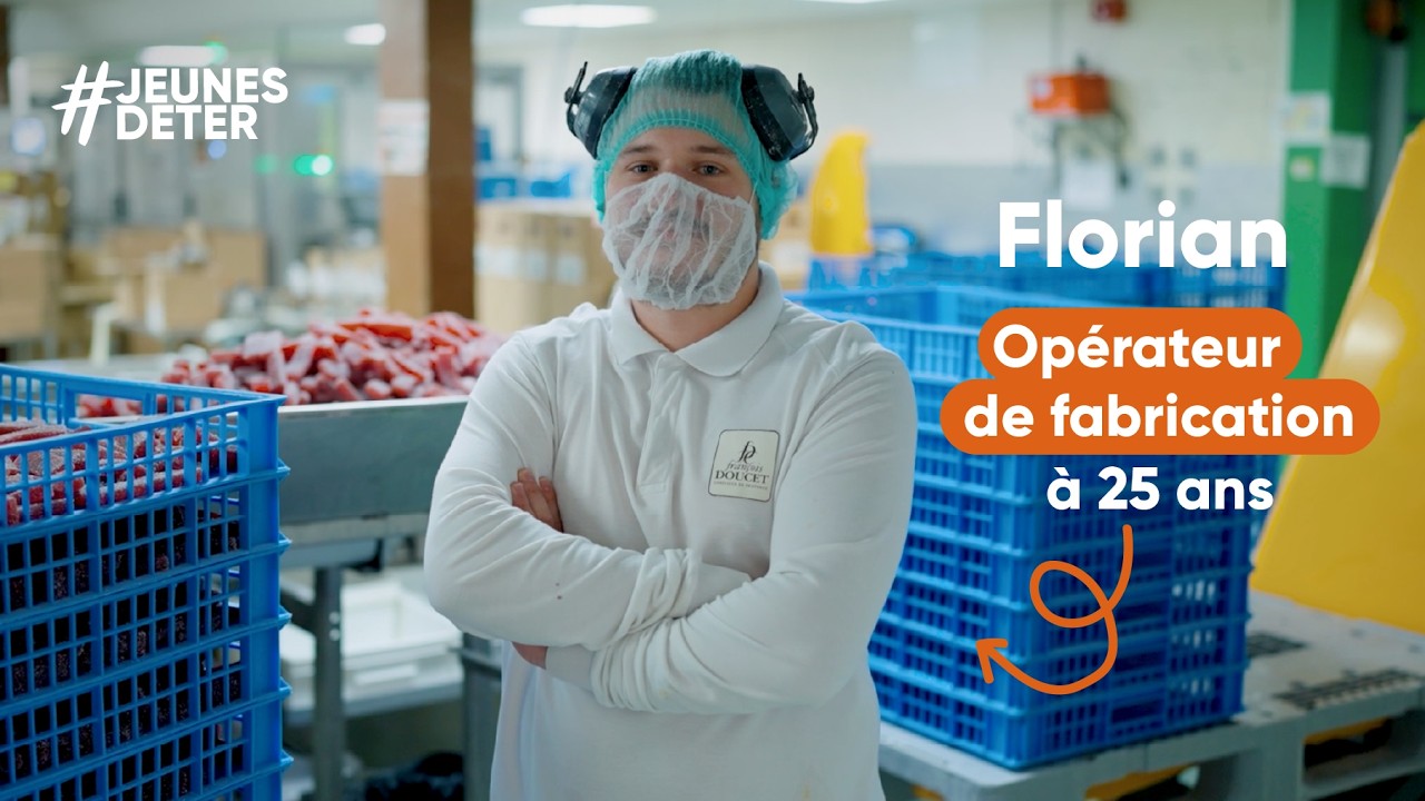 Opérateur de fabrication : il conçoit des confiseries gourmandes.