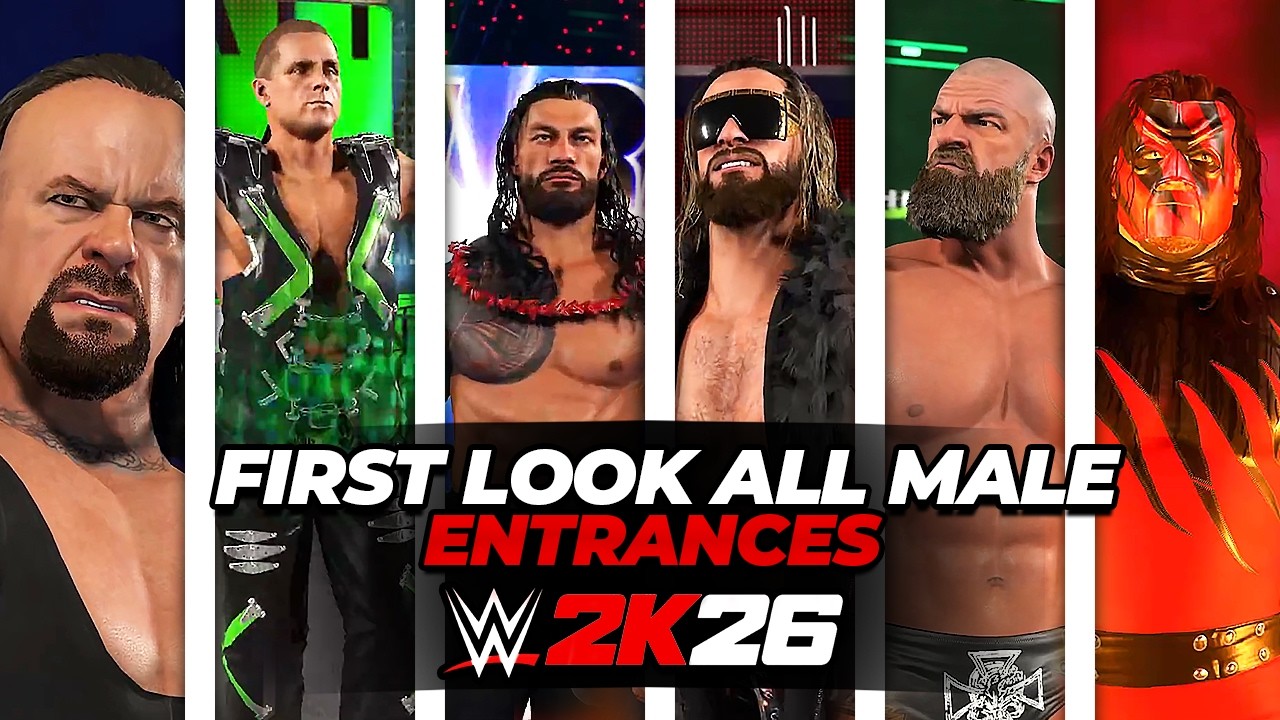 WWE 2K26 All Male Superstar Entrances (Complete List)