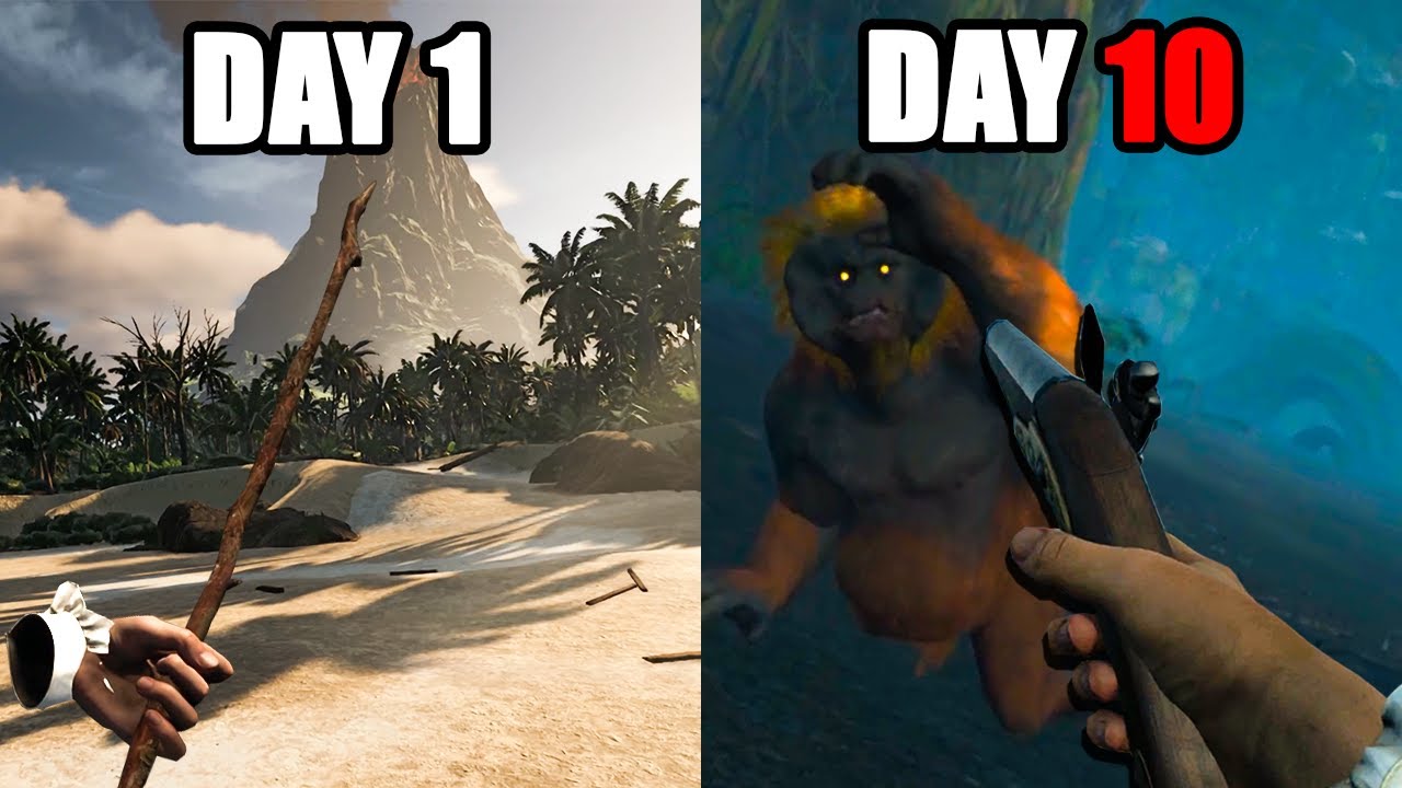 10 Days In A VR Stranded Island...