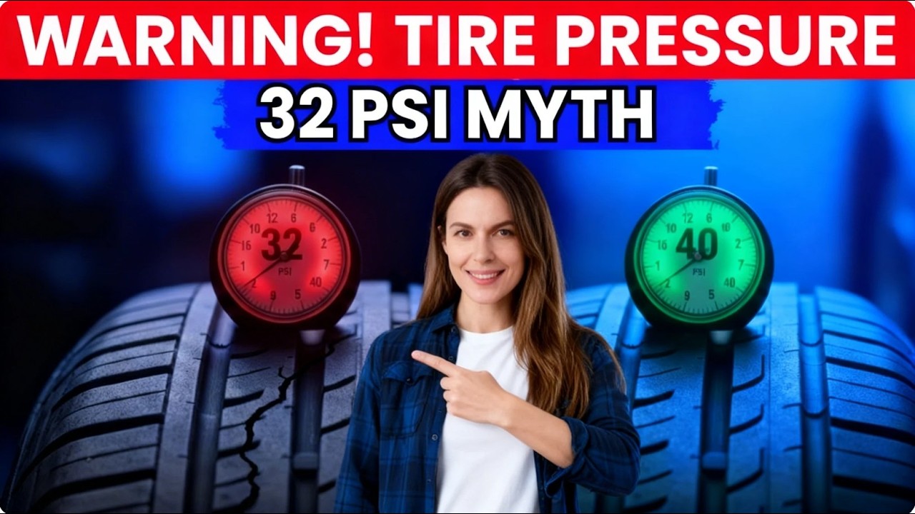 Why 32 PSI Is Wrong for Most Cars | Tire Pressure Truth