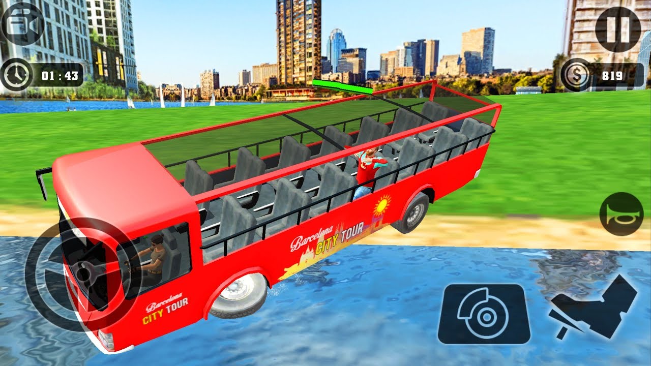 Sea Bus Driving: Tourist Coach Bus Duty Driver Sim - Android GamePlay