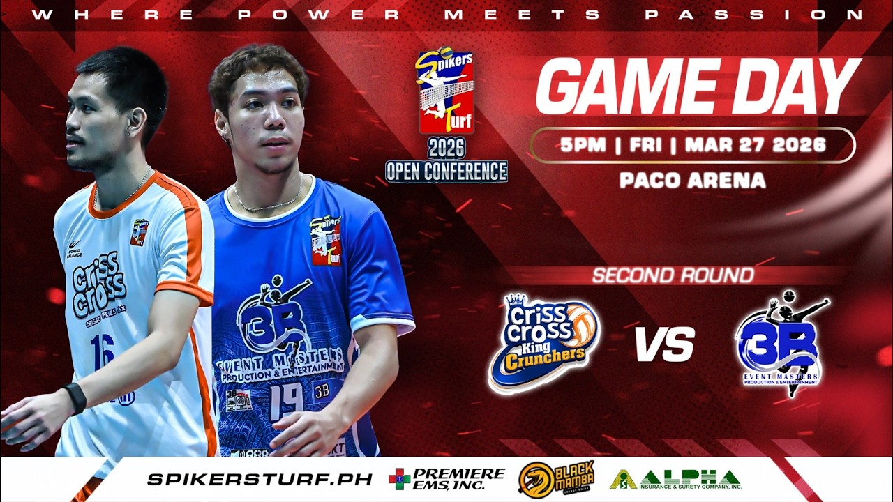 CRISS CROSS kontra 3B EVENT MASTERS &ndash; Pełny mecz | Druga runda | Konferencja Spikers' Turf Open 2026