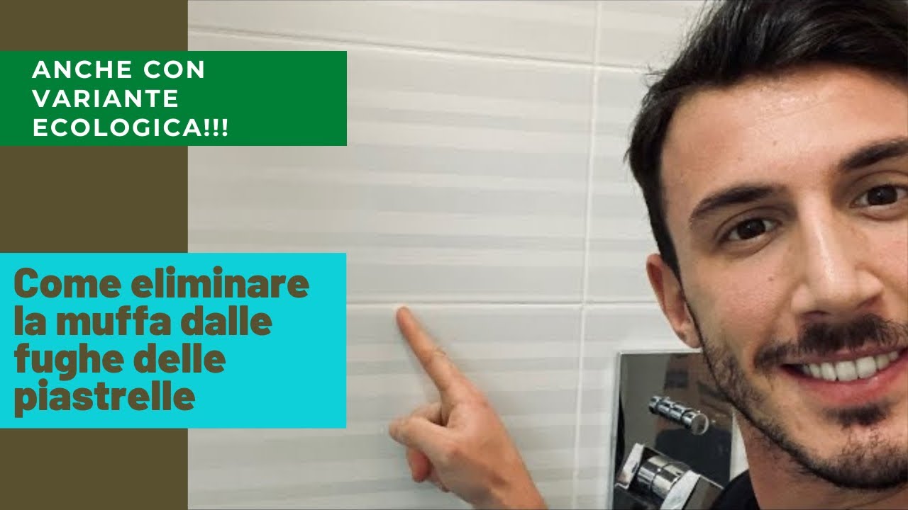 Come eliminare il nero dalle fughe delle piastrelle della doccia con metodo tradizionale & ecologico
