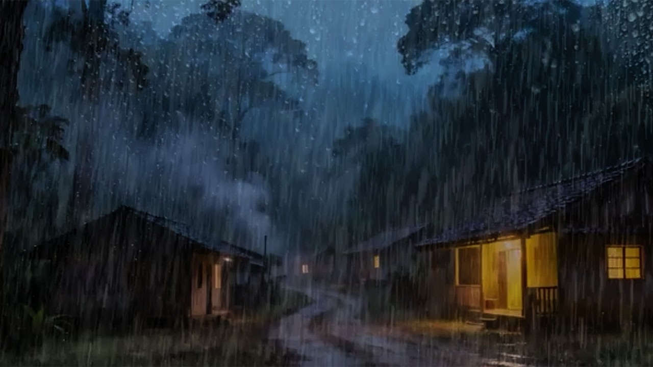 Sonido de Lluvia Fuerte Para Dormir Mejor | ASMR Calmante