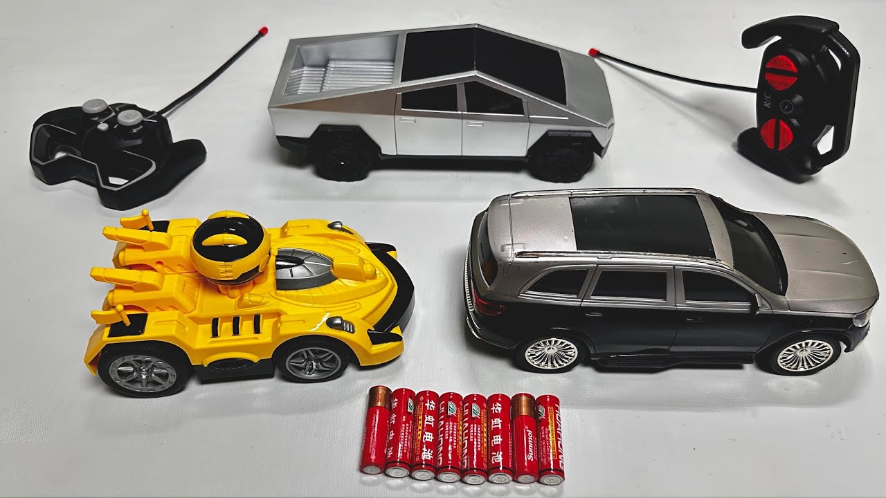 Unboxing & Testing Remote SUV Model Car,RC Tesla Cyber truck,RC Super Bumper Car
