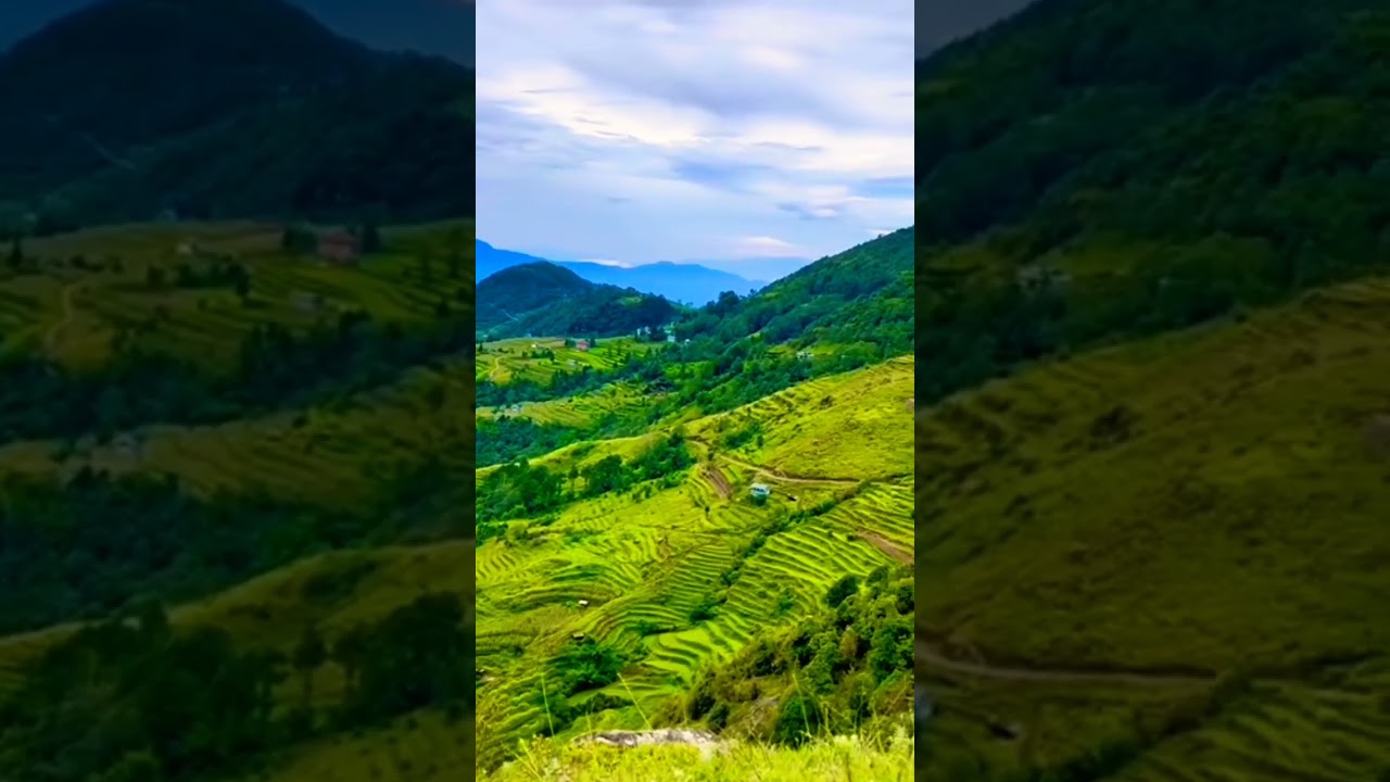 Awesome village of Nepal ❣️🇳🇵 #beauty #nepal #nature #mountain #shorts