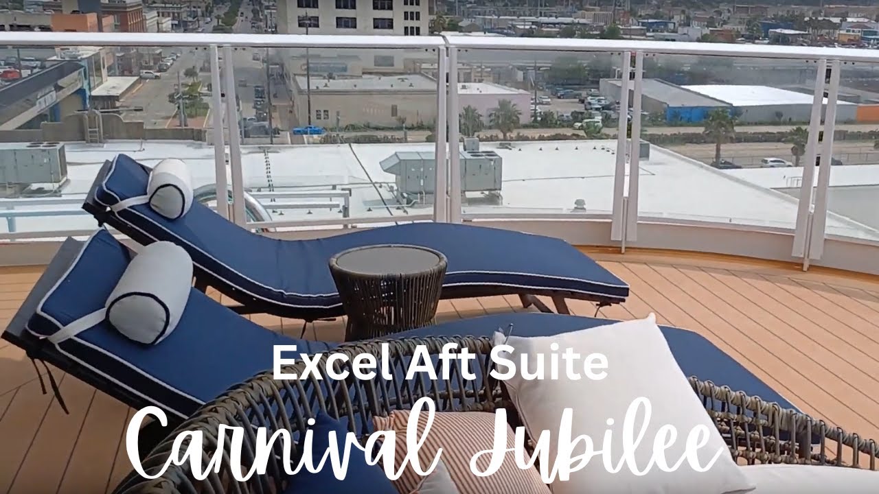Carnival Jubilee Excel Aft Suite Tour