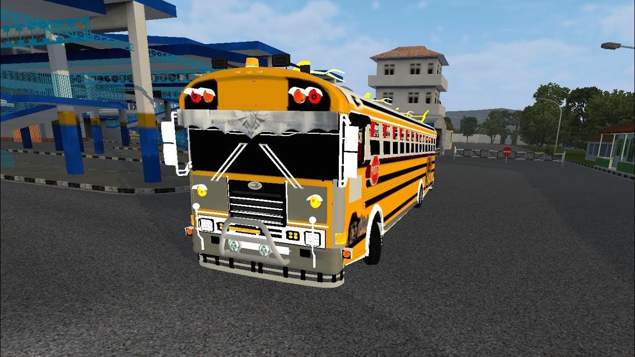 liberación del nuevo Blue bird tranporte cotorreo para bus simulator indonesia