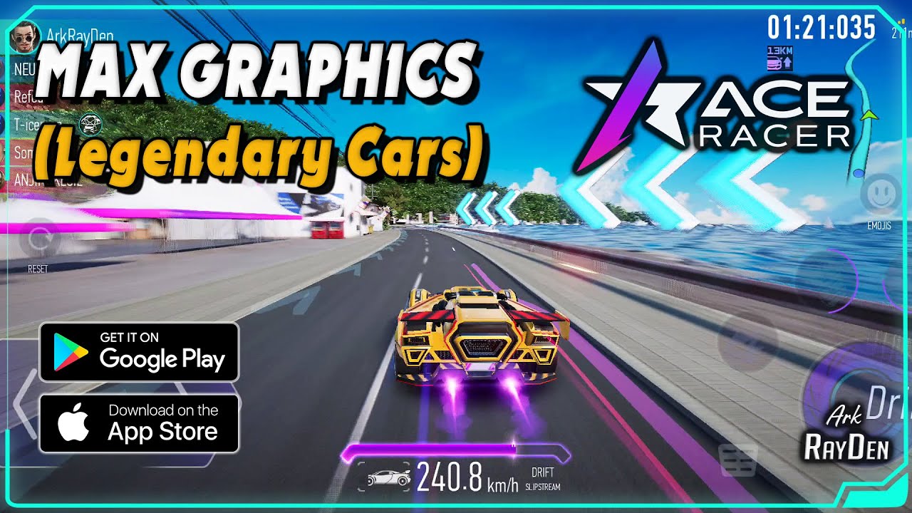 Ace Racer Ultra Graphics Gameplay (Android / iOS) 1440p 60FPS | Legendary Cars 🔥