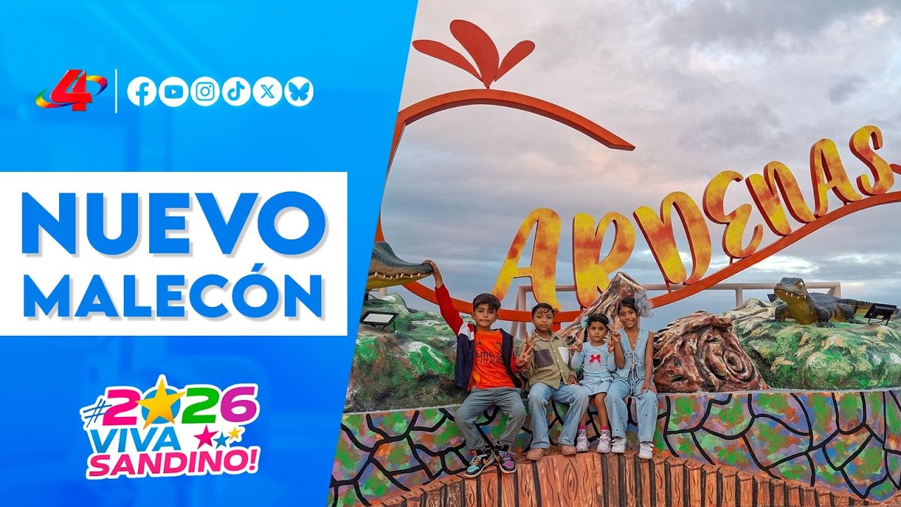 Inauguración del moderno Malecón de Cárdenas, Rivas: transformación urbana 🇳🇮