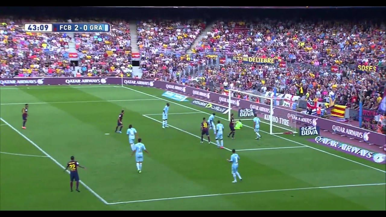 Ivan Rakitic Goal vs Granada (Leo Messi assist) 2014/2015