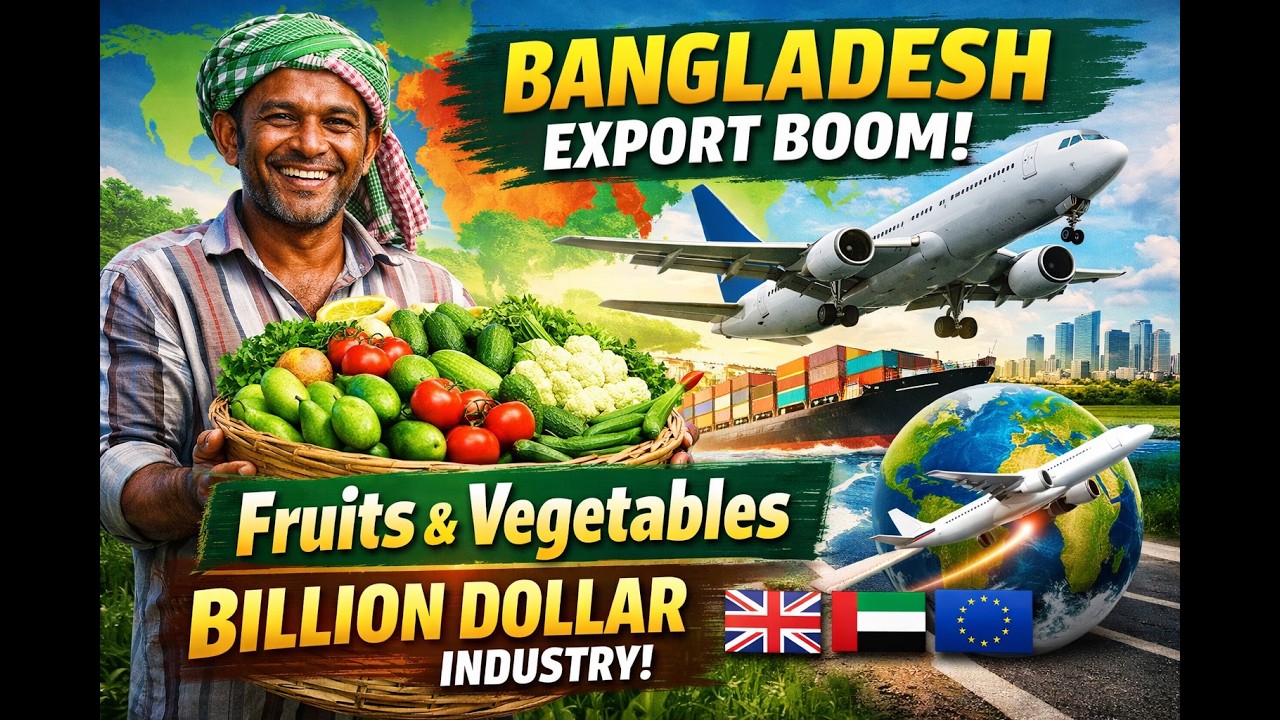 Bangladesh&rsquo;s Fruit & Vegetable Export Boom | From Farms to Billion Dollar Industry 🌍