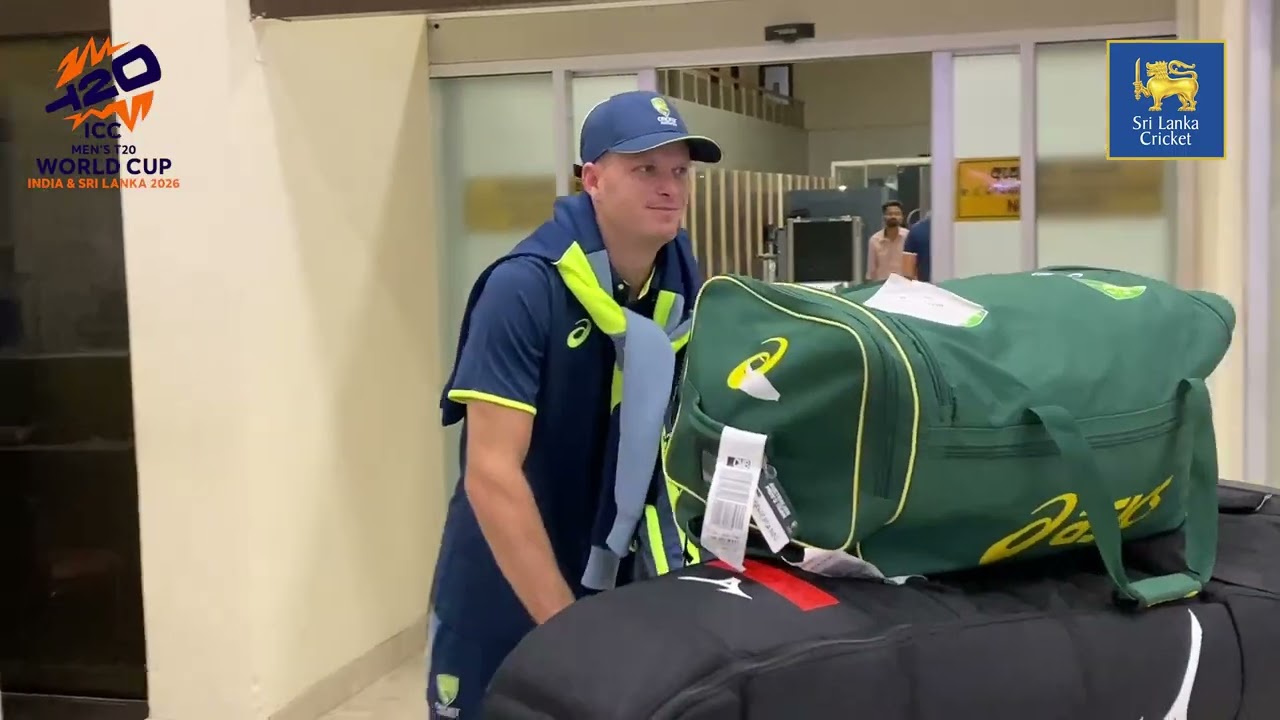 Australia Team Arrival | ICC Men's T20 Cricket World Cup 2026 | #srilankacricket