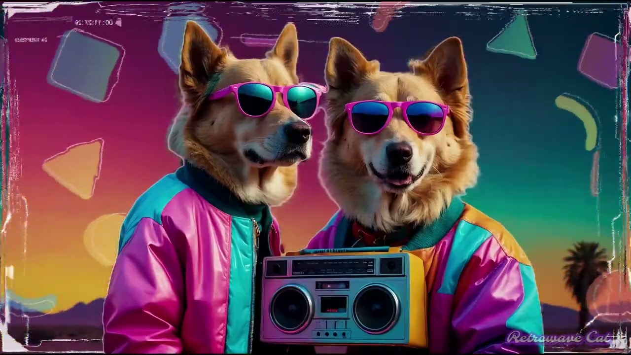BoomDOGs | Psychedelic  Trance - Chill Retrowave Music for Study & Gaming