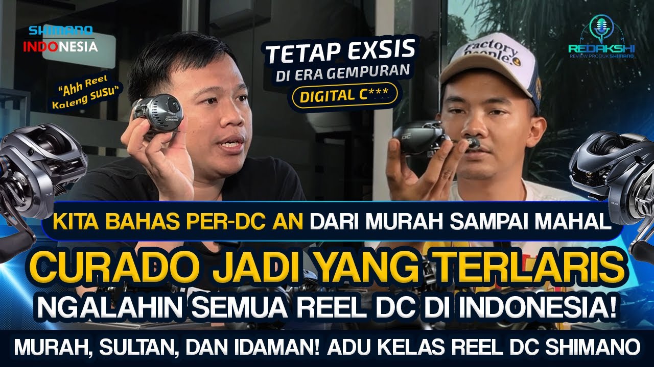DC Murah Makin Rame, Tapi Curado DC tetap jadi juara di hati para Baitcaster?? Digital Control bukan
