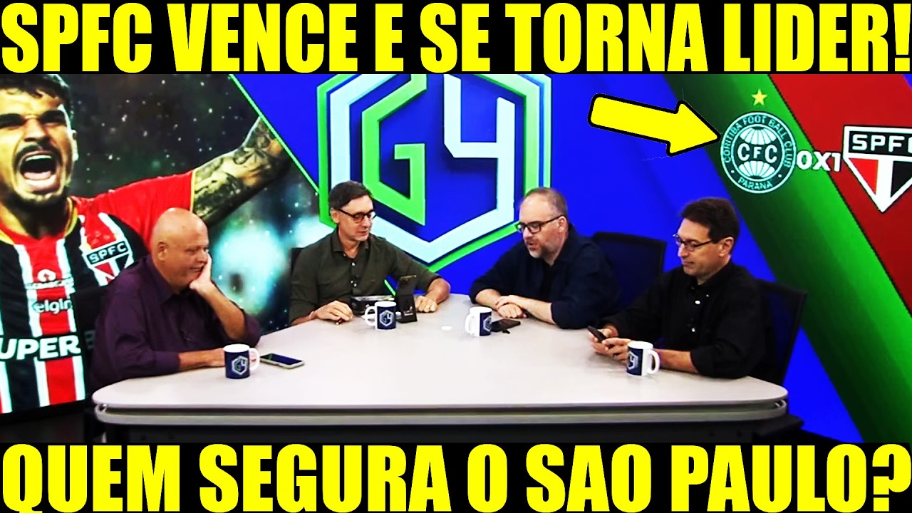 SPFC INFO - SÃO PAULO VENCE O CORITIBA CHEGA A 8 JOGOS SEM PERDER E SE TORNA LIDER DO BRASILEIRÃO E+
