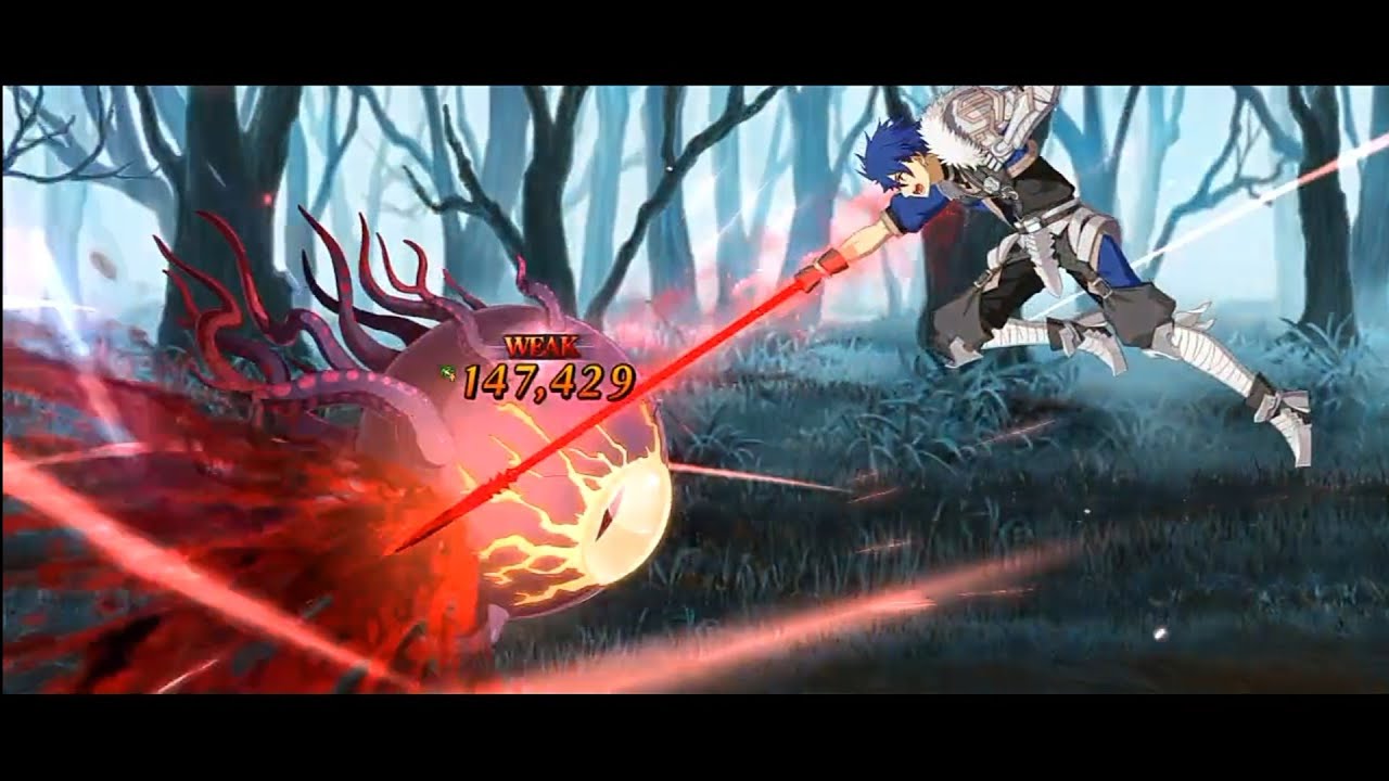 FGO JP: Cú Chulainn (Prototype) Animation Renewal
