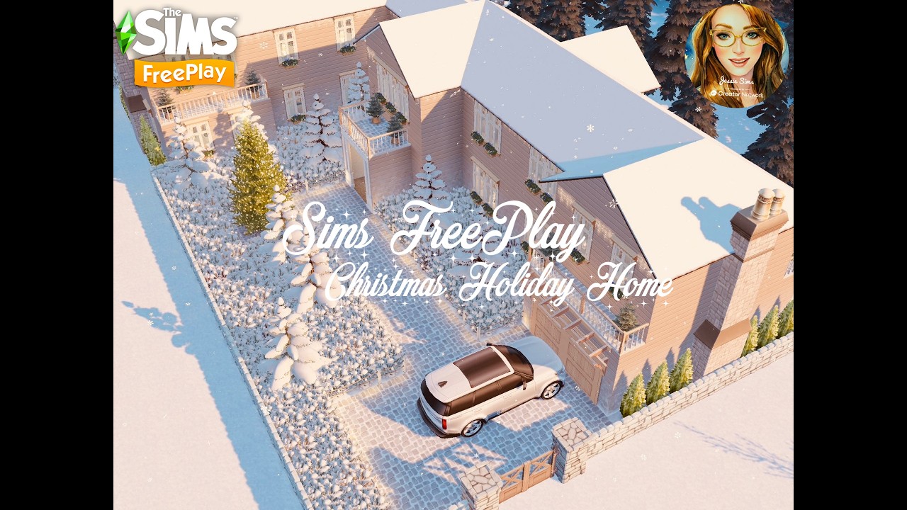 Sims FreePlay Live Build: Christmas Holiday Home 🎅🏻🎄