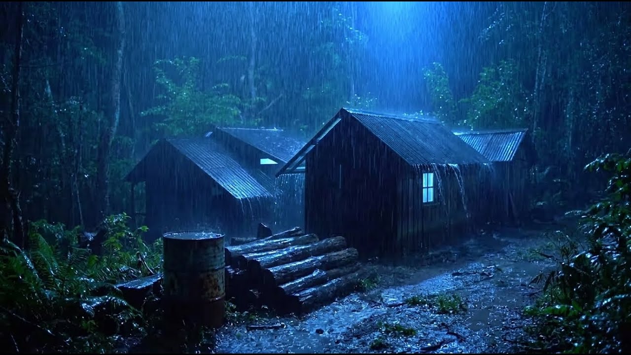 🌧️ Deep Sleep Tonight 💤 Heavy Rain ASMR For Instant Relaxation