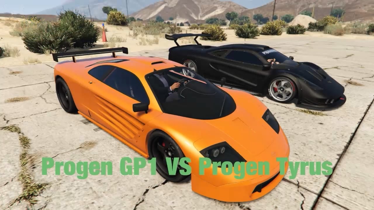 GTA 5 Online - Progen GP1 VS Tyrus Dragrace