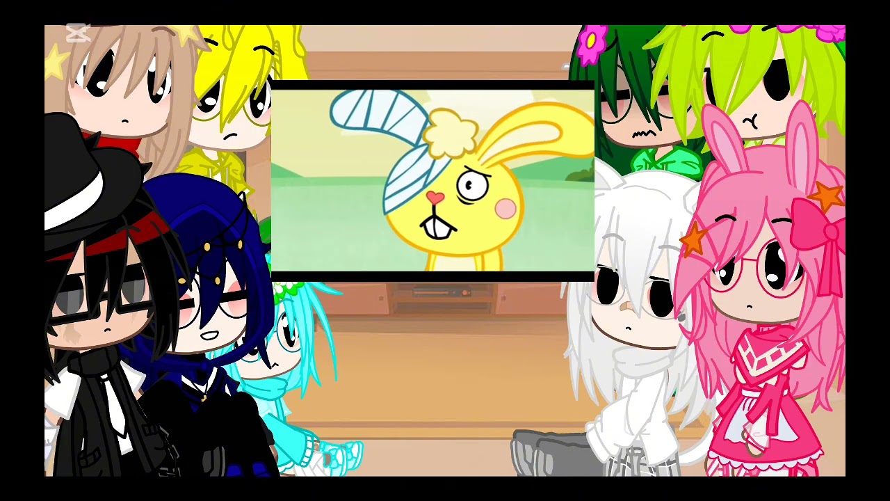 sprunki reacts to happy tree friends💗