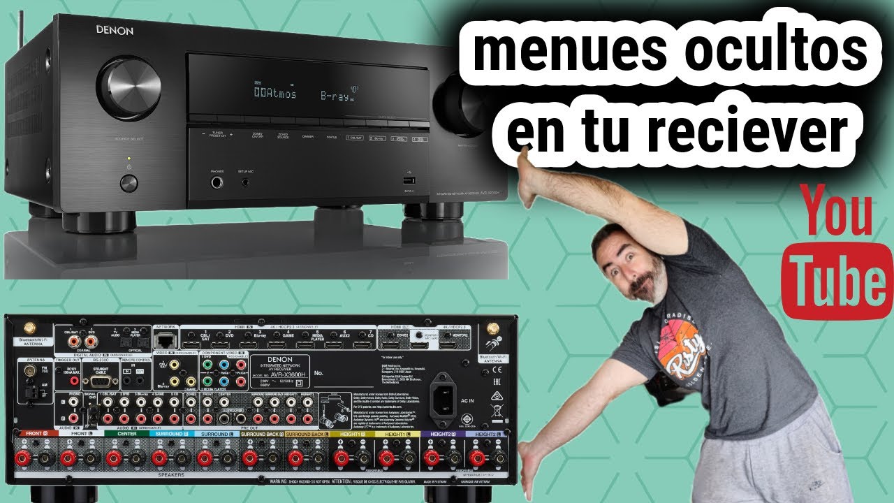 SOLUCION DE PROBLEMAS Y ACCESO A MENU OCULTO EN TU RECEIVER , EQUIPO DENON AVR SONIDO ILIMITADO