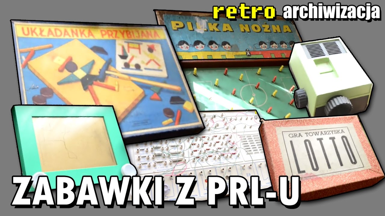 Zabawki z PRLu, gry planszowe, tablet z 1974r, wczesna elektronika | Retro archiwizacja - odcinek 40