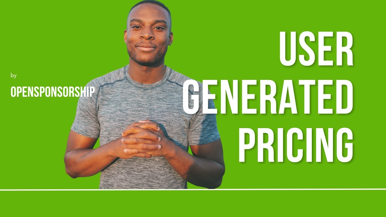 Athlete Sponsorships: Introducing User-Generated Pricing on OpenSponsorship!