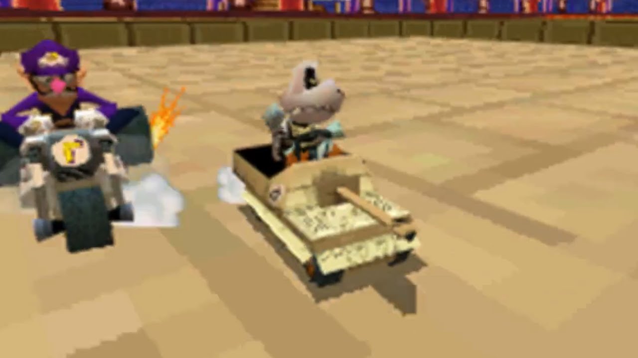 Mario Kart DS - 150cc VS Races - Dry Bones vs Wario vs Waluigi vs Yoshi
