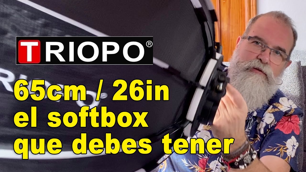 Triopo Octobox 65cm el softbox que debes tener Prueba / Review - EN ESPAÑOL