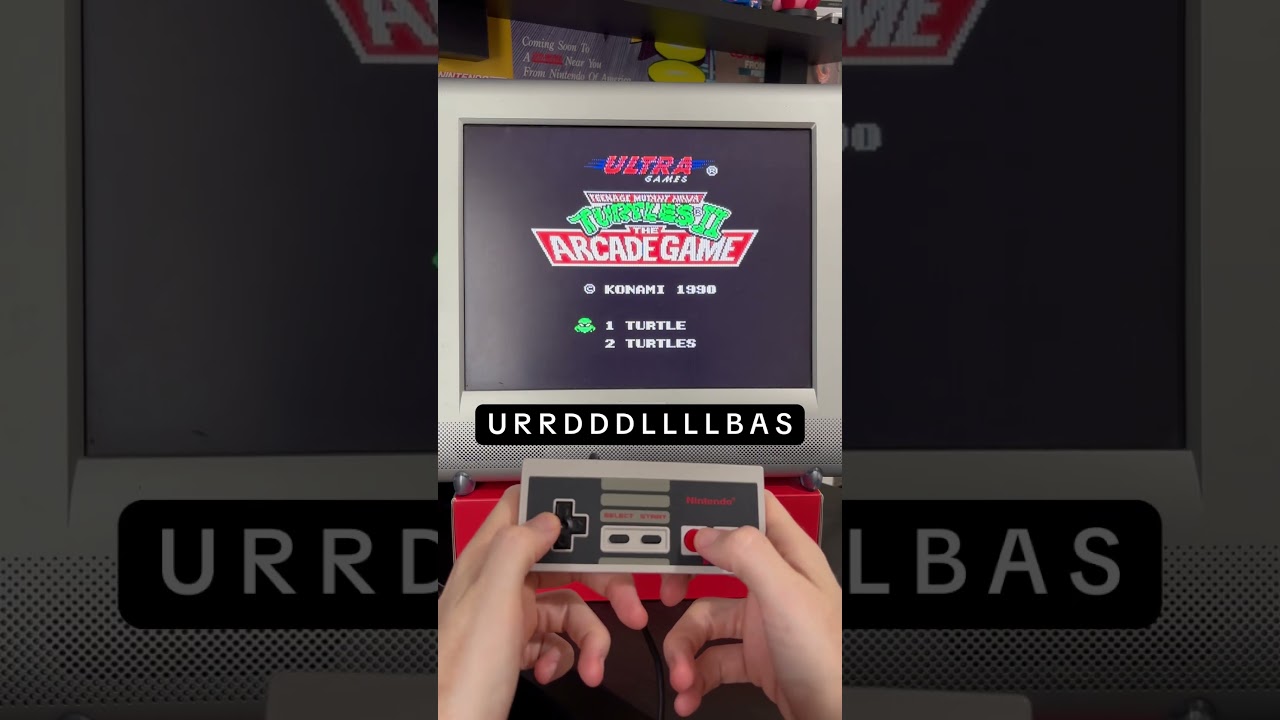 NES Ninja Turtles Arcade Cheat!