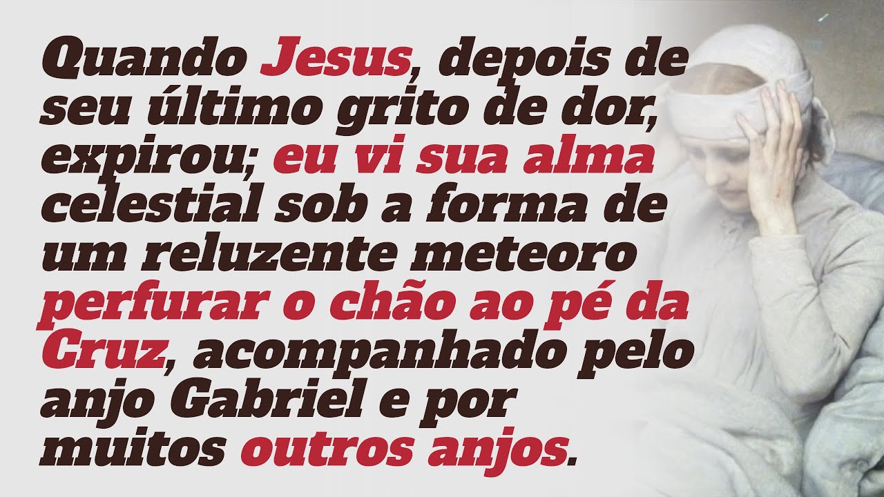Depois de morrer, Jesus visitou o Purgatório e o Inferno, e abriu os portões do Paraíso!