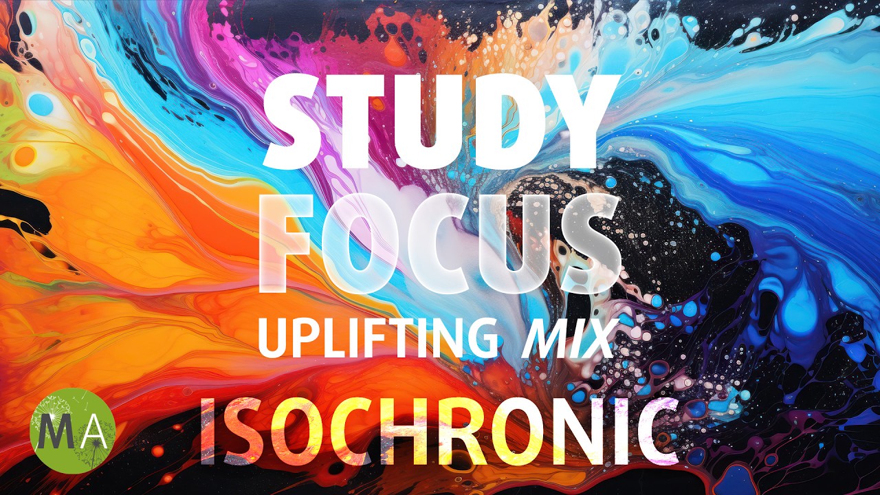 Study Focus Uplifting Electronic Study Music + Beta Isochronic Tones